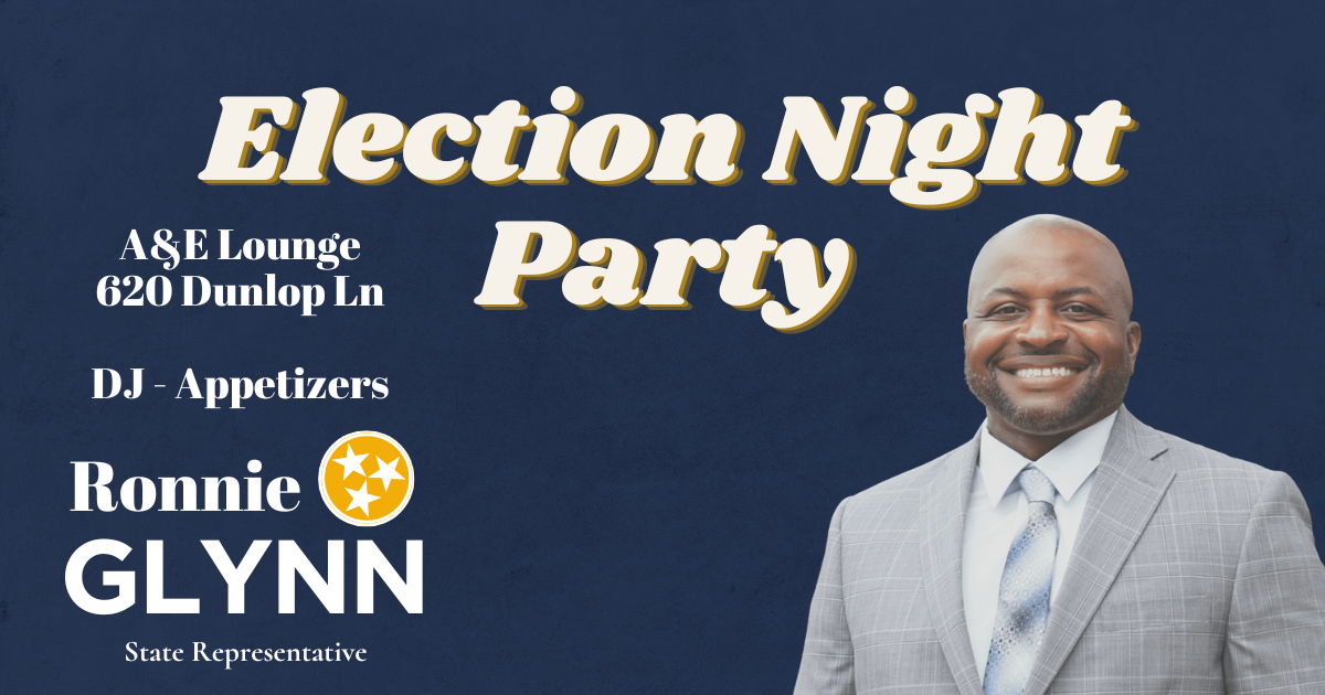 Election Night Celebration - Ronnie Glynn · Mobilize